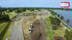 Comenzó el trabajo en el circuito  de F1 en Melbourne