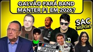 GALVÃO = F1 NA BAND APÓS 2025? Globo de olho! BORTOLETO, Hamilton, NASCAR na TV e C.Fittipaldi | SAC