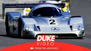 Schumacher marcando el ritmo en 1990 WSC Dijon Prenois