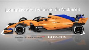 Los alerones traseros de McLaren