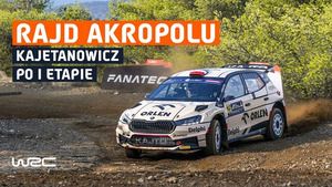 Rajd Akropolu 2023 - Kajetan Kajetanowicz po I etapie