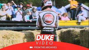 Randy Mamola no aguanta y tiene que ir al baño en plena circuito