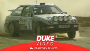 Ford Sierra Cosworth muestra su poderío en el Rally Internacional de Qatar 1989