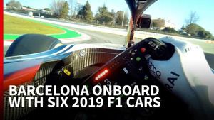 F1: Veja volta onboard em Barcelona de seis carros diferentes