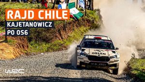 Rajd Chile 2023 - Kajetan Kajetanowicz po OS6