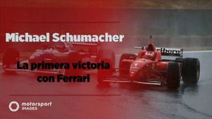 La primera victoria de Michael Schumacher en Ferrari F1