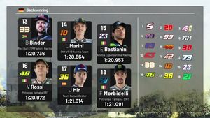 La parrilla de salida del GP de Alemania 2021 de MotoGP