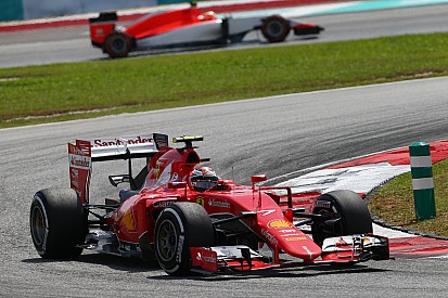 Raikkonen piensa que las condiciones ayudaron a Ferrari
