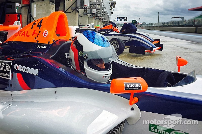 F4 - Giuliano Alesi en pole position pour son premier meeting