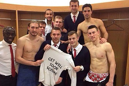 L'Arsenal dedica la vittoria con il Cardiff a Schumi