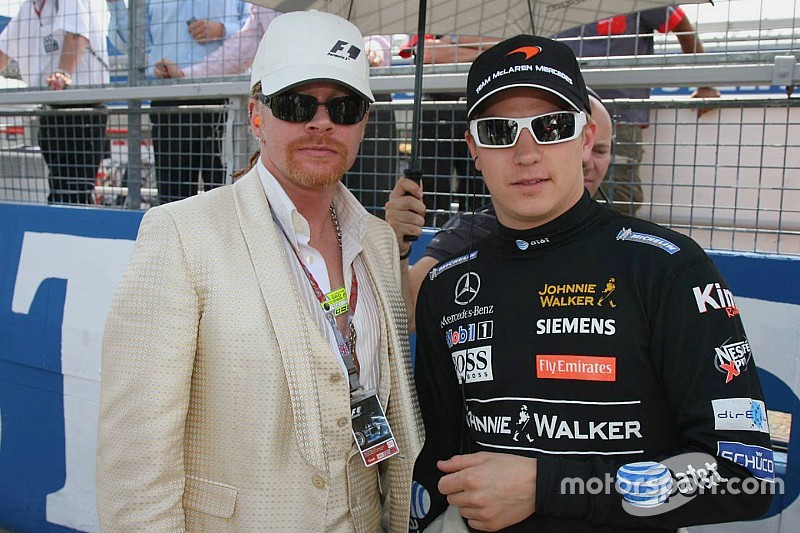 Axl Rose e Kimi Raikkonen