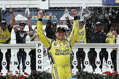 Busch wins -- again -- in first race back in Trucks