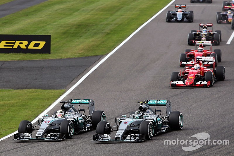 Mercedes interloqué par la réalisation TV du GP du Japon