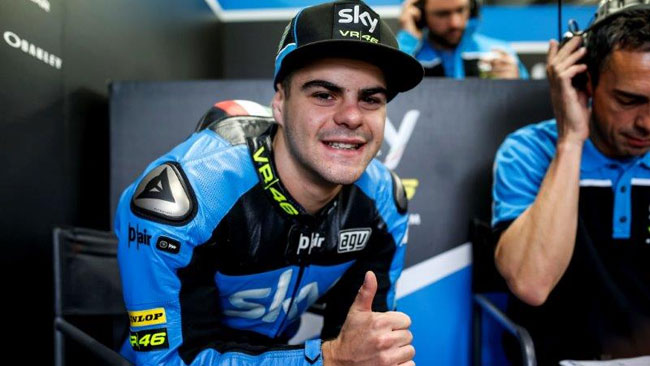 Romano Fenati soddisfatto del set-up della sua KTM