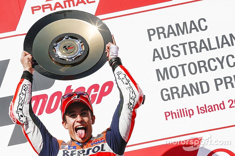 Podium: el ganador, Marc M&aacute;rquez, Repsol Honda Team