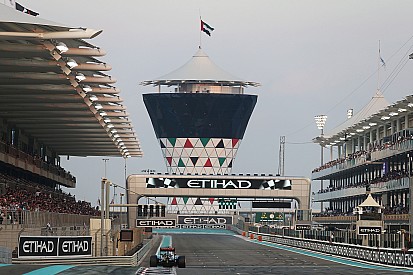 Startopstelling Grand Prix van Abu Dhabi