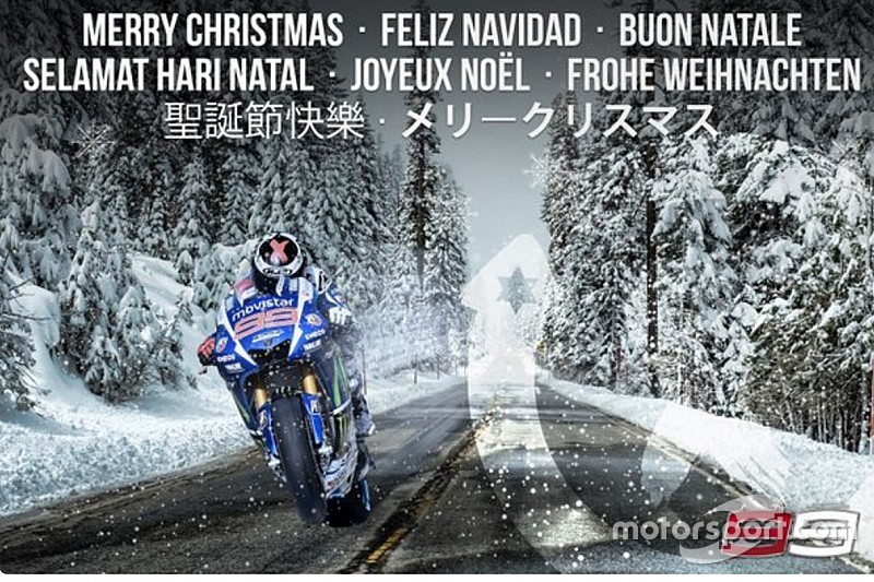 <b>Jorge Lorenzo</b> desea Feliz Navidad a sus fans - MotoGP Noticias