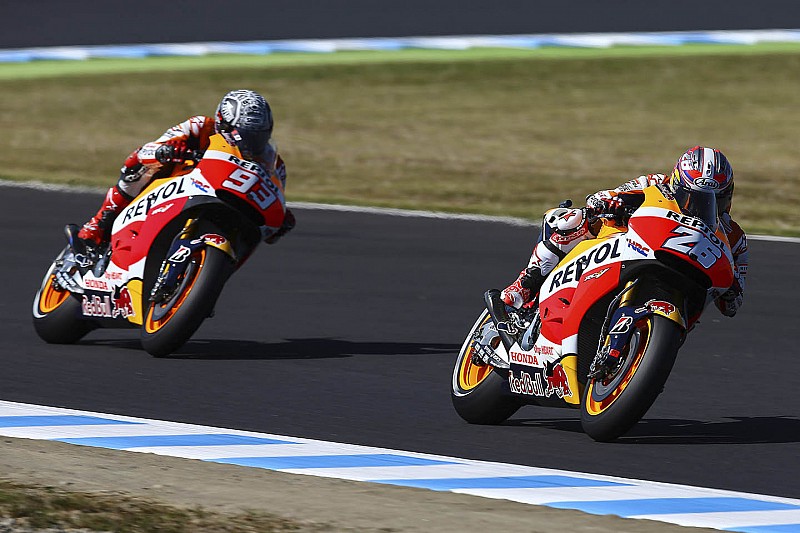 Dani Pedrosa, Repsol Honda Team y Marc M&aacute;rquez, Repsol Honda Team