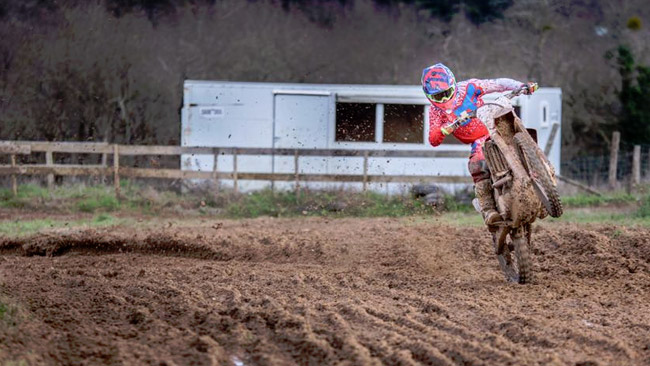 David Herbreteau con Honda Gariboldi in MX2