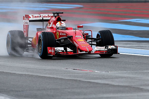 Vettel é o mais rápido em último teste de pneus de chuva