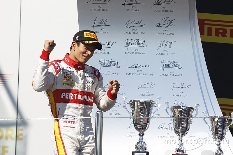 Second place Rio Haryanto, Campos Racing