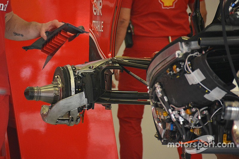 Formel-1-Technik: Die Hinterradaufhängung des Ferrari SF16-H