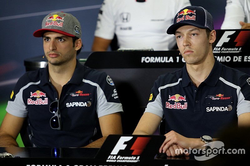 Daniil Kvyat, Scuderia Toro Rosso y Carlos Sainz Jr., Scuderia Toro Rosso