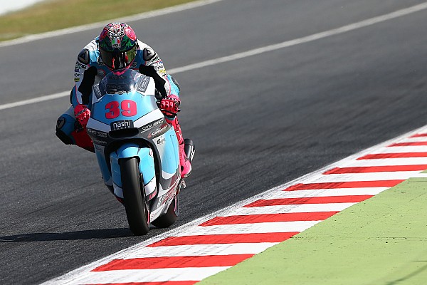 Accidente de Salom suspende la pr&aacute;ctica en Moto2