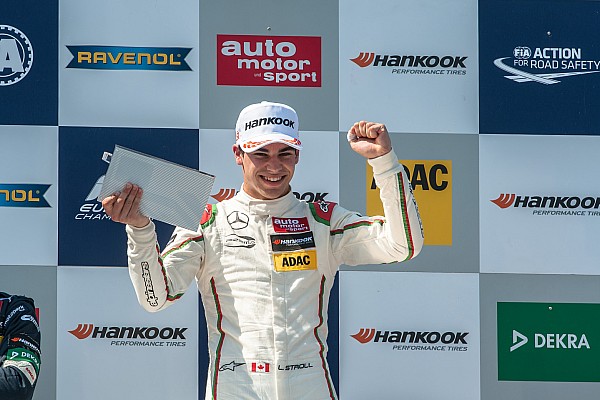 Stroll contiene a Hubert en una carrera marcada por la bandera roja