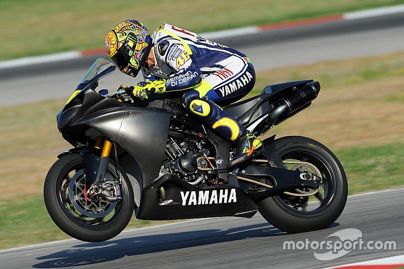 Valentino Rossi, Fiat Yamaha Team primer test despu&eacute;s de su accidente