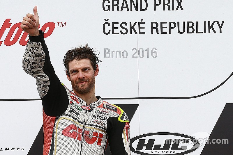 Podium: race winner Cal Crutchlow, Team LCR Honda