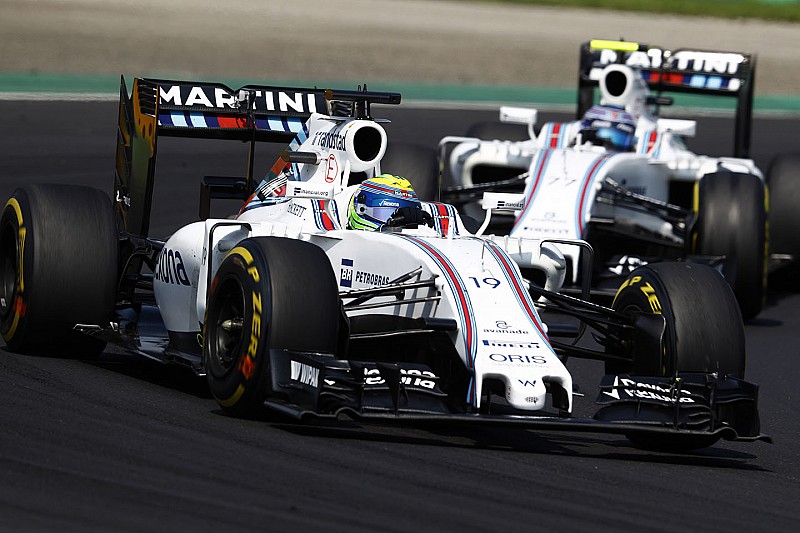 Felipe Massa, Williams FW38 y Valtteri Bottas, Williams FW38