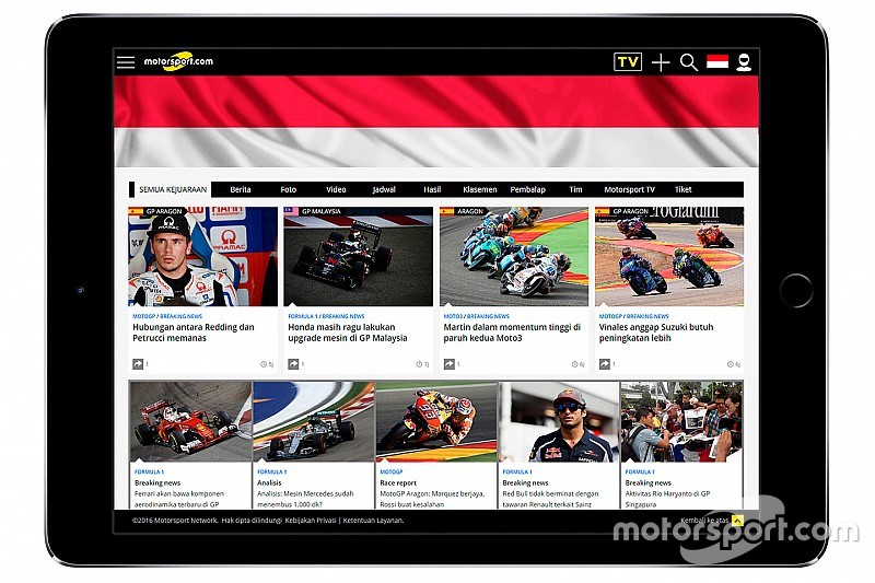 Motorsport.com Indonesia announcement