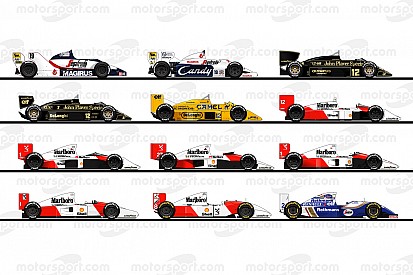 GALERI: Ilustrasi semua mobil F1 Ayrton Senna