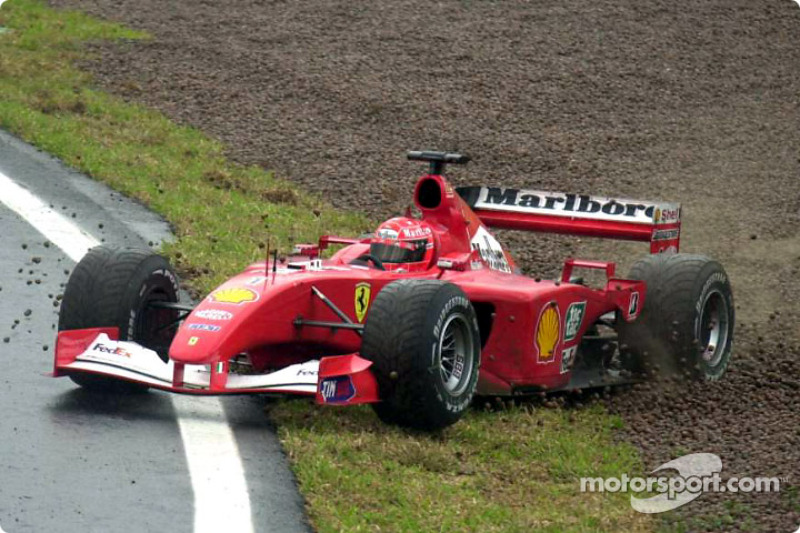 Michael Schumacher in trouble