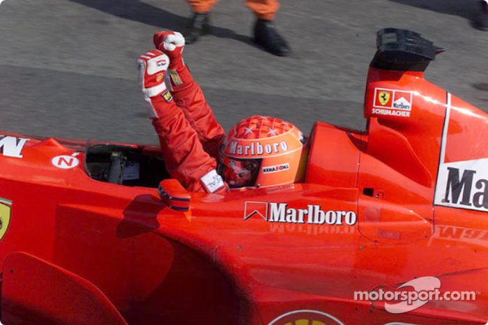Michael Schumacher, Ferrari, entre 2000 y 2001