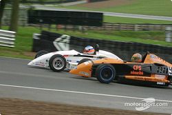 Olivier Panis overtaking Enrique Bernoldi? Actually, an overtaking move by David Lloyd