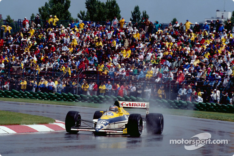 Thierry Boutsen sur une Williams-Renault