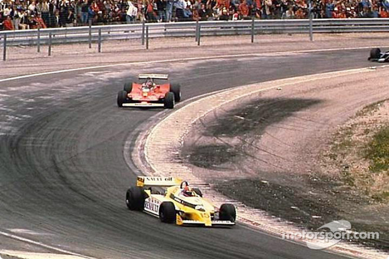 Jean-Pierre Jabouille voor Gilles Villeneuve