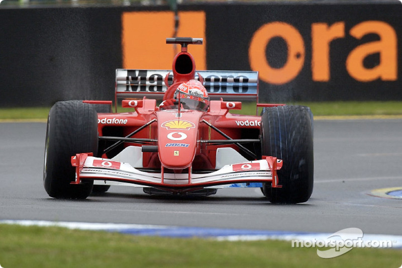 Michael Schumacher in the morning session