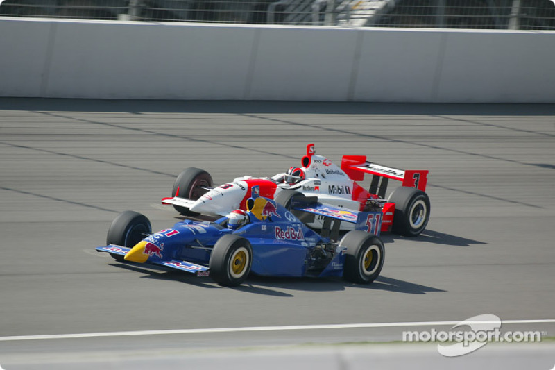 Eddie Cheever et Helio Castroneves