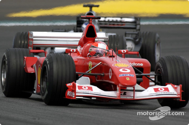 Michael Schumacher and Kimi Raikkonen