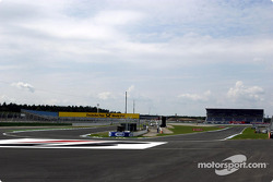 La parte rediseñada en el circuito del Gran Premio de Hockenheim: la nueva horquilla