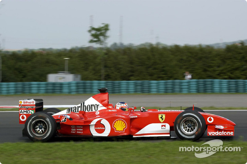 2002-2003: Ferrari F2002 (15 побед, титул в КК в 2002-м)