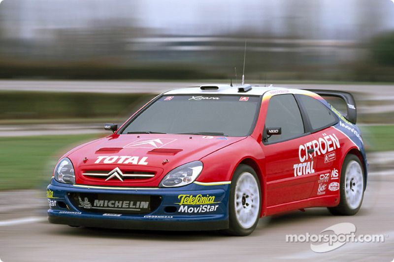 El Citroën Xsara WRC en acción