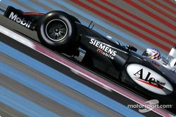 Alexander Wurz test yeni McLaren Mercedes MP4-18