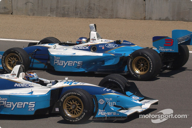 Patrick Carpentier et Paul Tracy