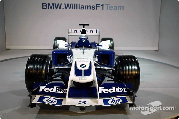 Visión delantera del WilliamsF1 BMW FW26