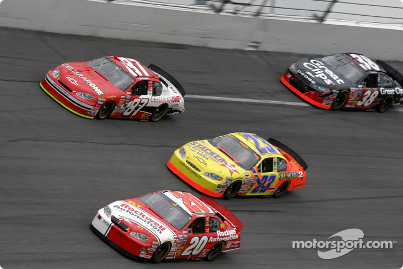 Kasey Kahne And Mike Wallace Mike Bliss Kenny Wallace Joe Nemechek And Kasey Kahne At