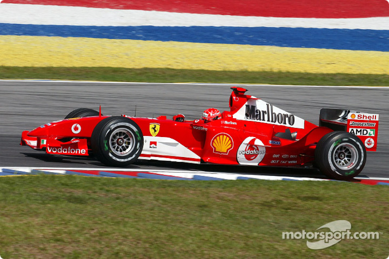 2004 : Michael Schumacher, Ferrari F2004